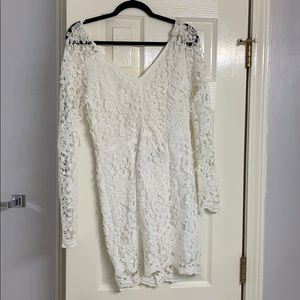 White lace dress medium